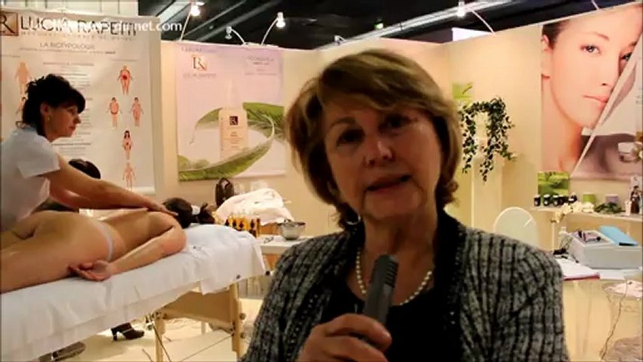 Lucia Rapetti -  Cosmétique naturelle - Présentation au Salon du SPA à Paris