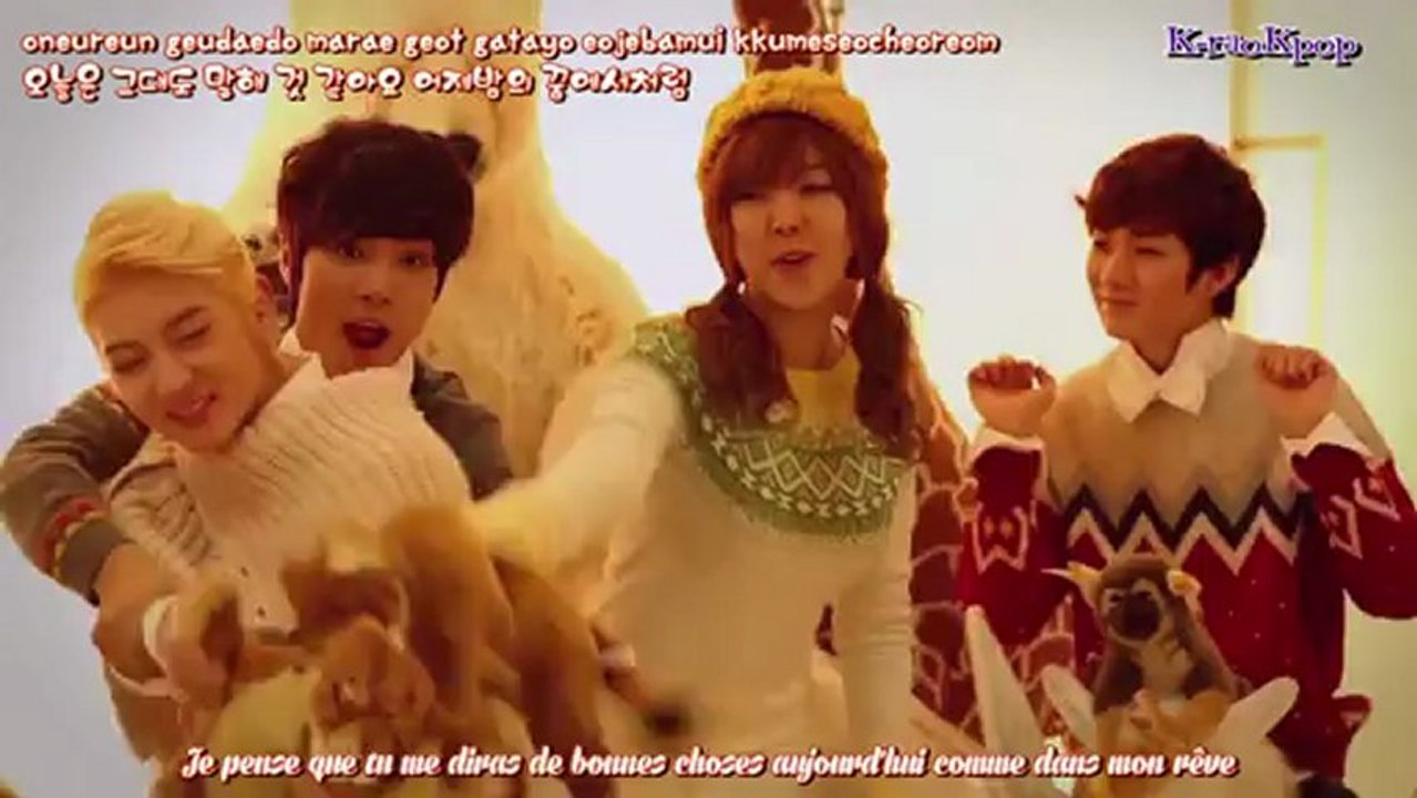 Orange Caramel & NU'EST - Dashing Through The Snow On High Heels (lyrics + vostfr)