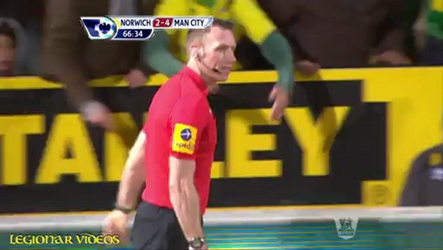 Edin Dzeko hattrick Vs Norwich City 29-12-2012 HD