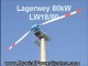 Used LAGERWEY LW18/80 80kW Wind Turbines For Sale