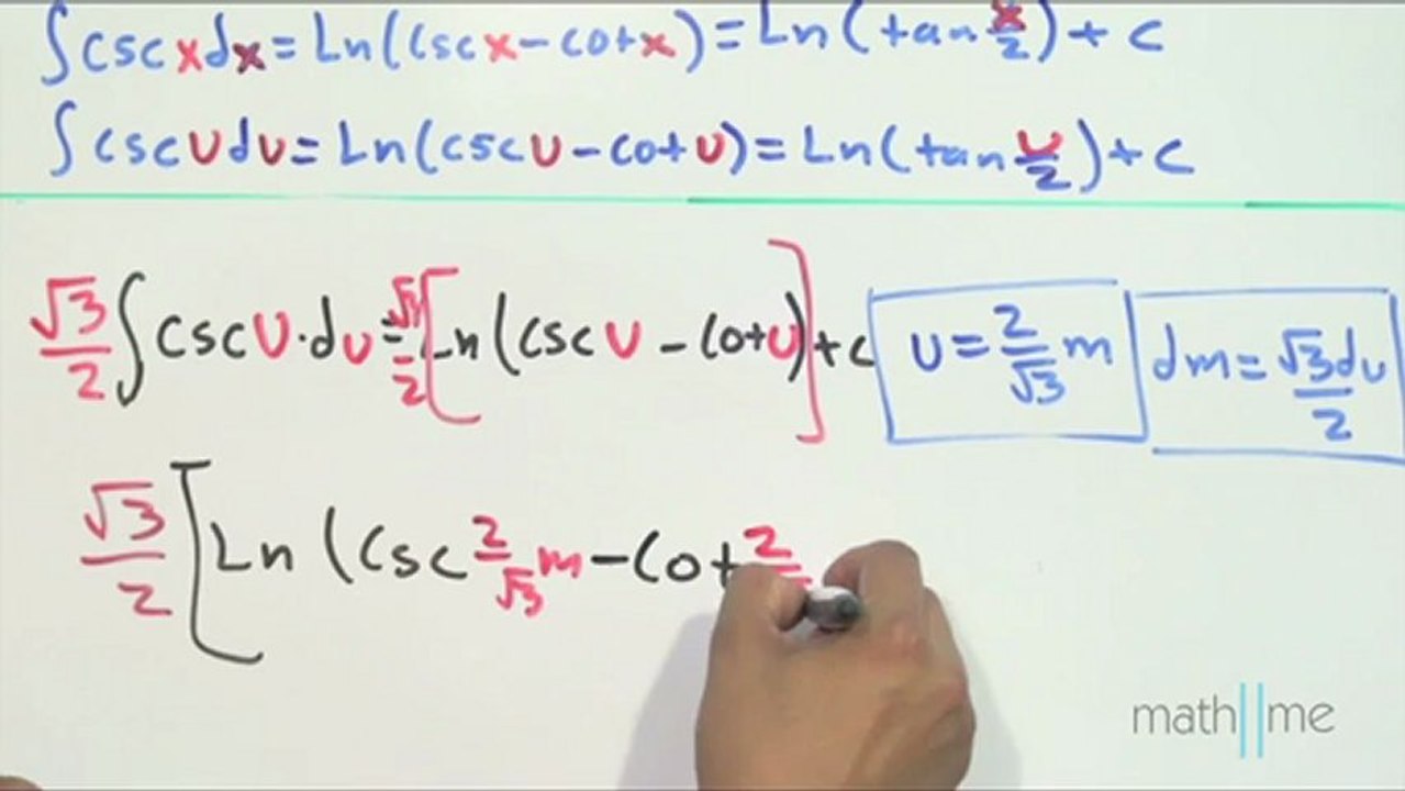 Integral de la función Cosecante