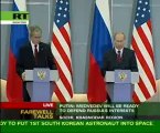 Final news conference by presidents Bush and Putin in Sochi