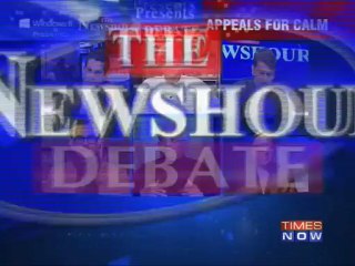 The Newshour Debate:Anger justified, not violence (Part 1 of 3)