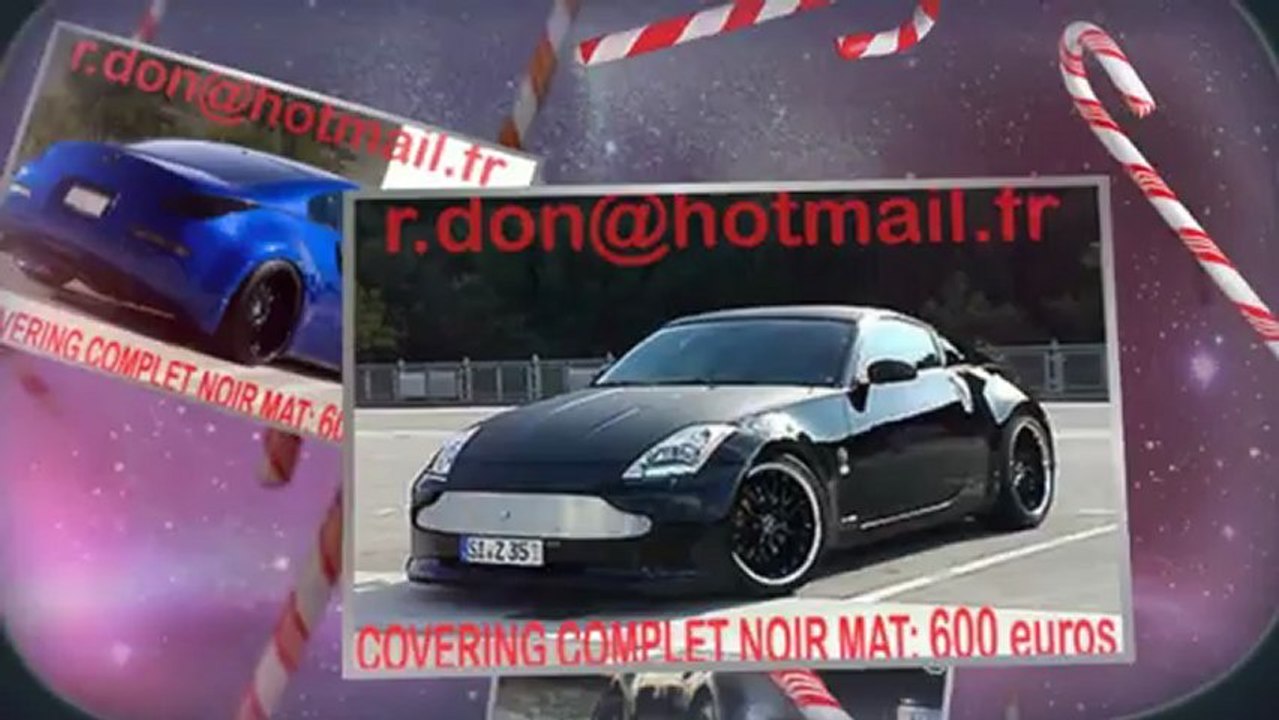 Nissan 350Z, Nissan 350Z, essai video Nissan 350Z, covering Nissan 350Z, Nissan 350Z peinture noir mat