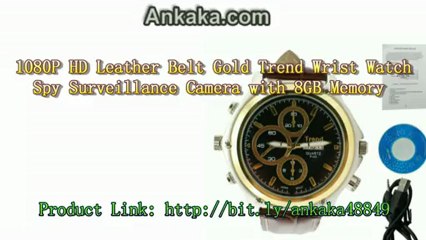 Instruction On How To Use Spy Leather Belt  Wrist Watch with 8GB Memory