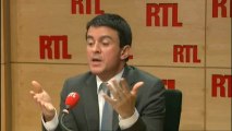 Manuel Valls, le ministre de l'Intérieur, était l'invité de RTL Matin