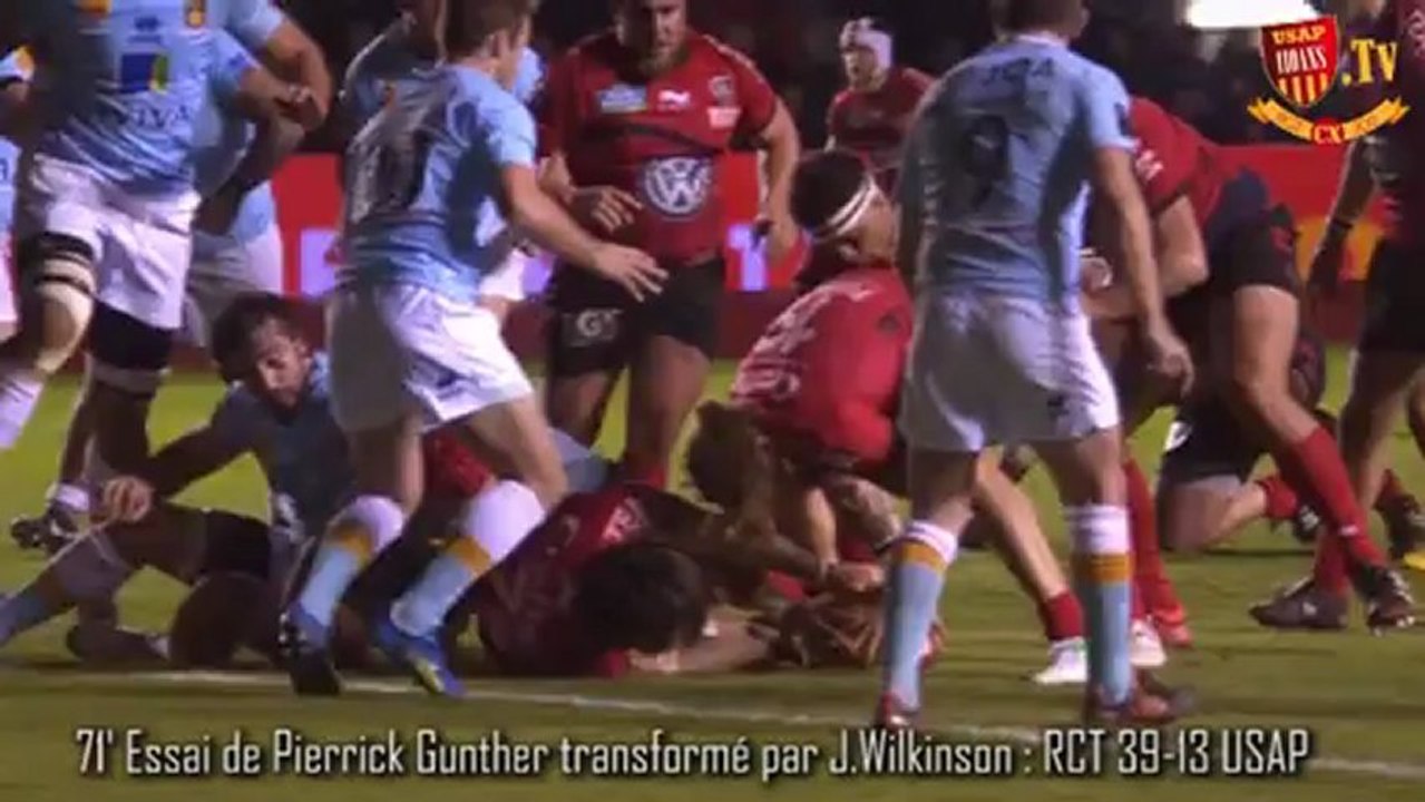 14ème journée de Top 14 : RCT vs USAP