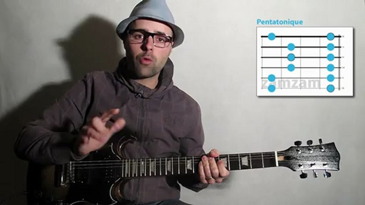 Improviser à la guitare, les bends (impro 07) avec zamzam