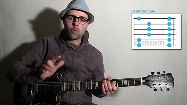Improviser à la guitare, les bends (impro 07) avec zamzam
