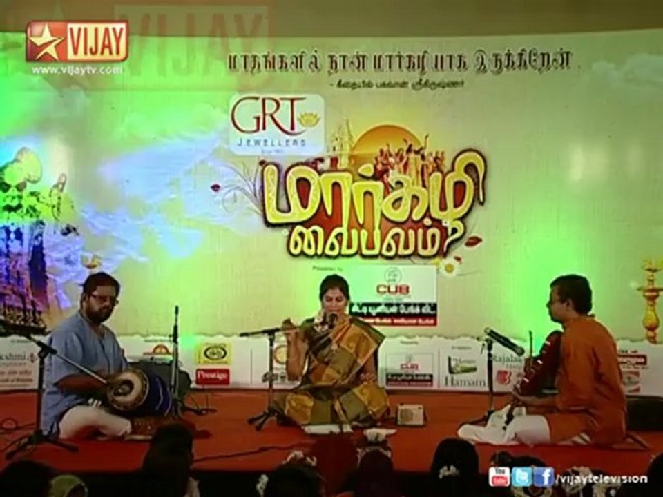 Pooja sings Srii Gananatham in Margazhi Vaibhavam 2012