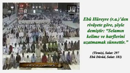 Selamı uzatmaksızın vermek