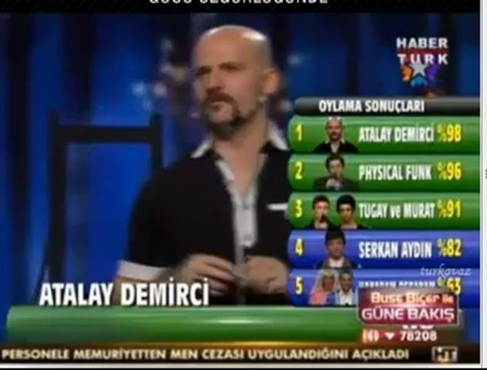 Atalay Demirci kahkaya boğdu Yetenek sizsiniz 2012-13