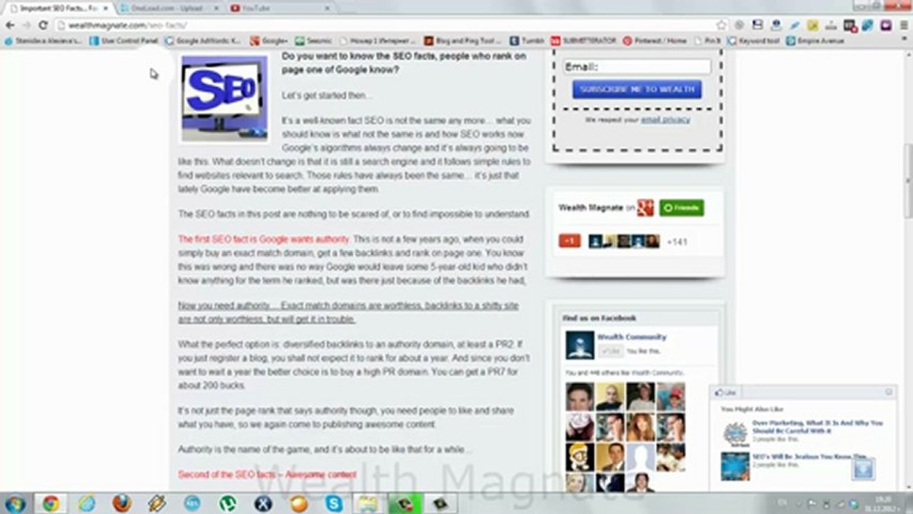 Important SEO facts