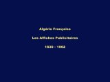 Les Affiches Publicitaires en Algérie Française - 1ere Partie