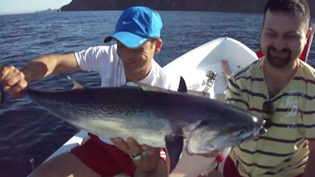 ANTALYA BALIK AVI TURU ADRASANDA 8 KG YAZILI ORKİNOS AVI - adrasanbalik.com