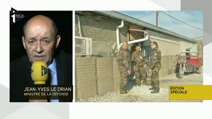 Le réveillon de Jean-Yves Le Drian en Afghanistan