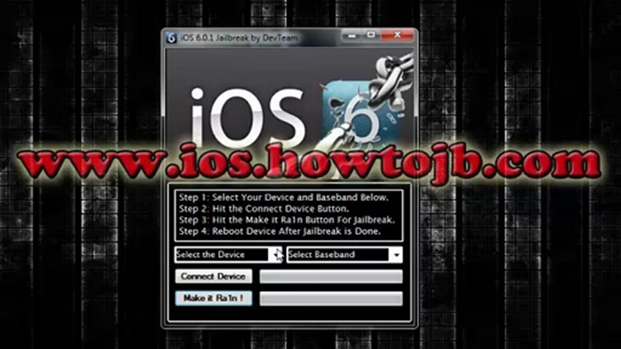 Untethered ultra Devteam V.11 tool for ios 6.0.1 Final Release