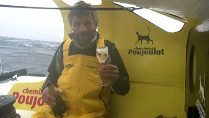 Bernard Stamm célèbre la nouvelle année