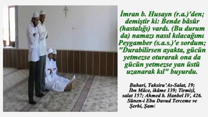 Oturarak namaz kılmak