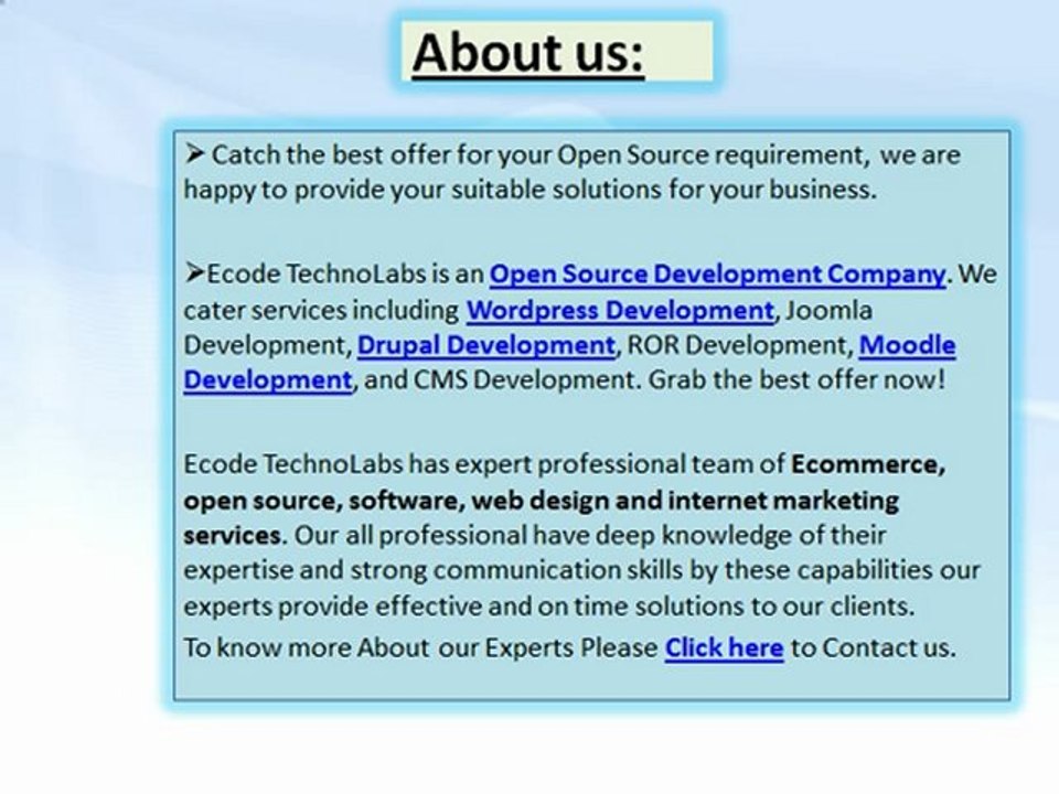 Open Source - You Have Dream we Will Help You