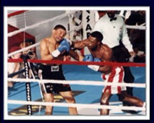 Peter Gunn & Greg Arrindell counter punching each other on breakfast with Stephan Roberts.