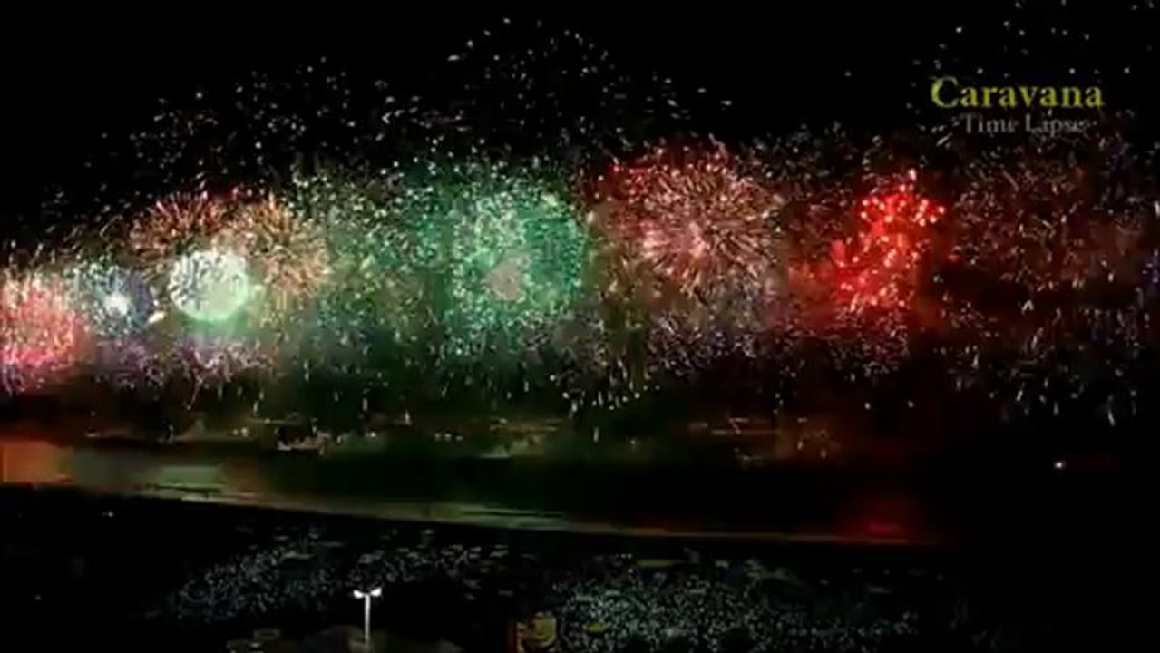 Réveillon de Copacabana los 2013. Veja uma Queima de fogos Completa