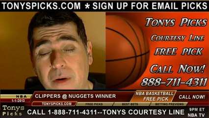 Tải video: Denver Nuggets versus LA Clippers Pick Prediction NBA Pro Basketball Pointspread Over Under Betting Odds Preview 1-1-2013