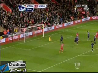 Arsenal 1-1 Southampton = HT | آرسنال 1 × 1 ساوثهامبتون = أهداف الشوط الأول