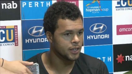 Hopman Cup - Tsonga: "Un bon signe pour Melbourne"