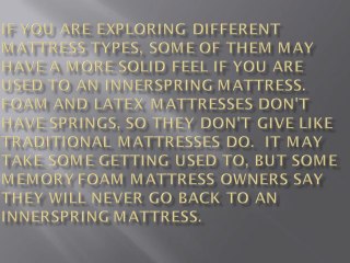 How to Make Shopping for Mattresses Easier