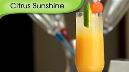 Citrus Sunshine - Mocktail - A Recipe By Ruchi Bharani (Vegetarian)