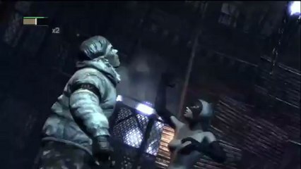 Batman arkham city - Catwoman goes after Puke Face