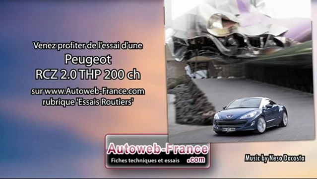 Essai Peugeot RCZ 2.0 THP 200 ch - Autoweb-France