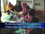 Hindu, Muslims work together in a weaving factory.mp4