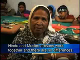 Hindus and Muslims preserve art of Zari Embroidery in UP.mp4