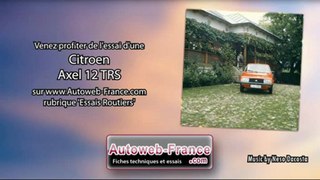 Essai Citroen Axel 12 TRS - Autoweb-France