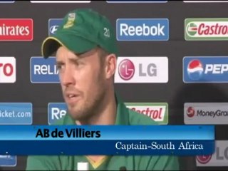 ICC World T20 2012- AB de Villiers on loss to India.mp4