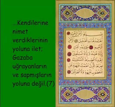 Abdulbasit abdussamed fatiha suresi ve meali Dinle Meyve.Pro