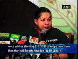 LTTE using Tamils as a shield- Jayalalithaa.mp4