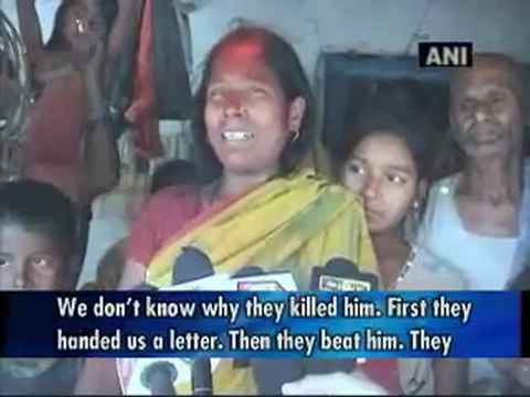 Maoists behead two villagers in Bihar.mp4