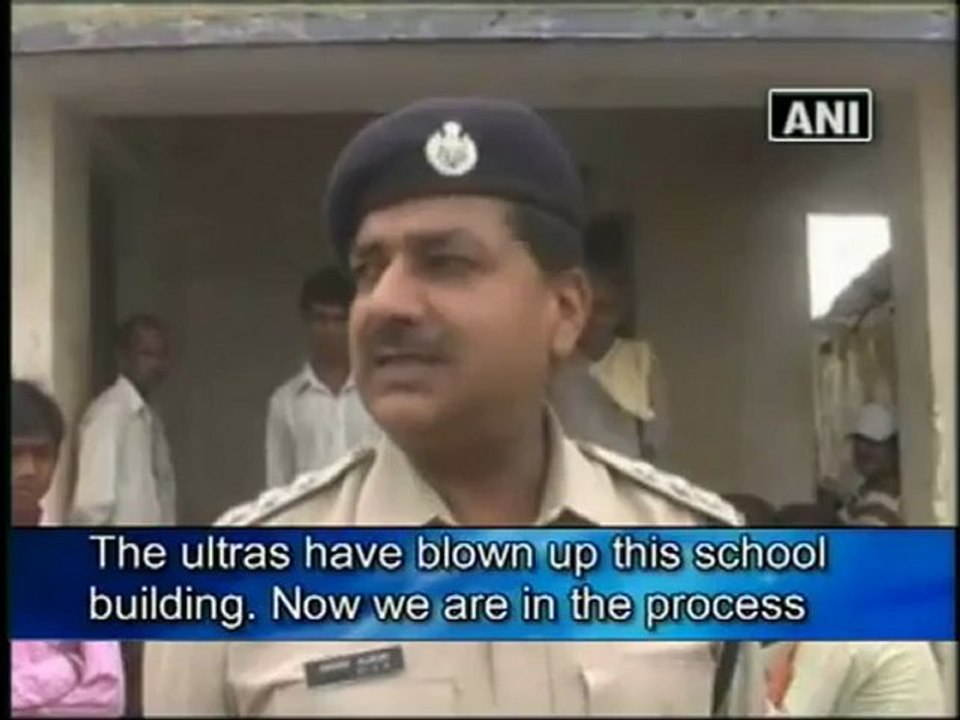 Maoists destroy School Building.mp4