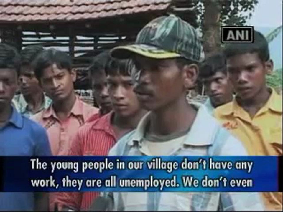 Maoists in Orissa forcing youth to join their movement.mp4