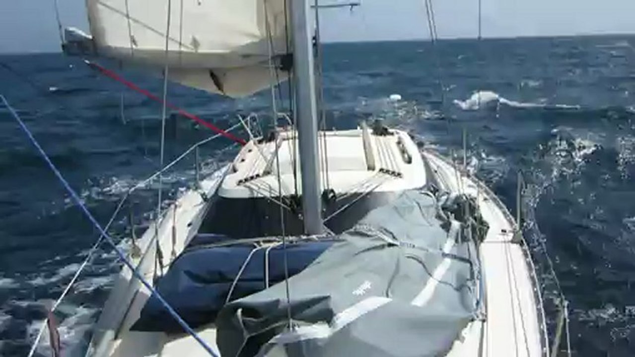 en route vers les canaries J1