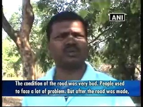 Newly constructed road connects 200 villages.mp4