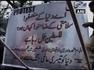 Novel way of expressing solidarity with the people of Palestine.mp4