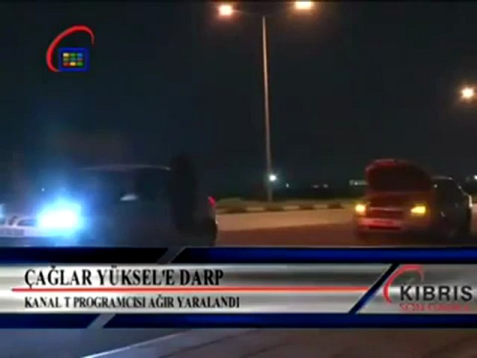 KKTC'deki şaka programcısına kafa attılar.