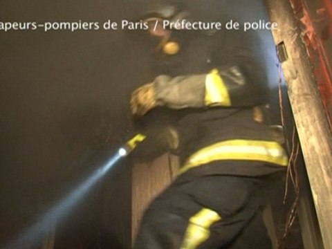 Gennevilliers : les images à l'intérieur de l'immeuble