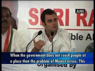 Rahul slams Chhattisgarh govt. for Maoist menace.mp4