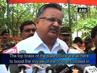 Raman Singh pays homage to troopers killed in Maoist attack.mp4