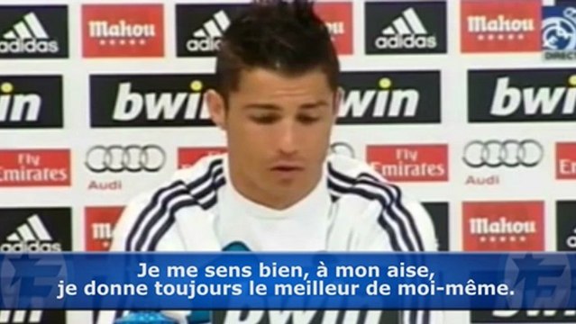 Cristiano Ronaldo : Soutenu ? Je me sens bien
